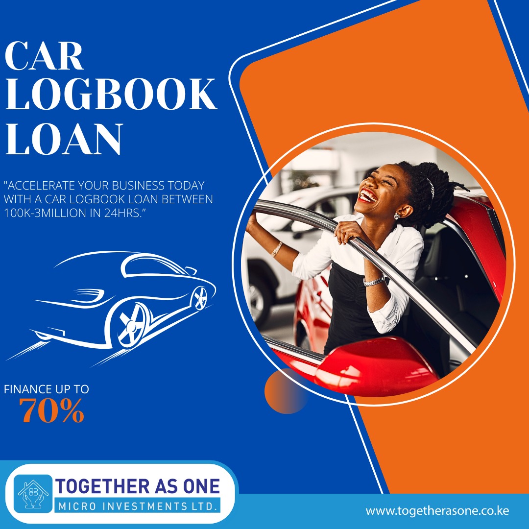 TogetherAs1PLC's tweet photo. Our finance service is designed to move the human spirit.  we coming onboard to offer you a car logbook loan 70% of your car's value. 

Click https://t.co/Q0TPoQijn8 to Apply.
#Togetherasone
#TogetherasonePLC
#CarLogbookLoan
#Kairo 
#Azziad 
#Mombasa https://t.co/QuTGgG3yQj