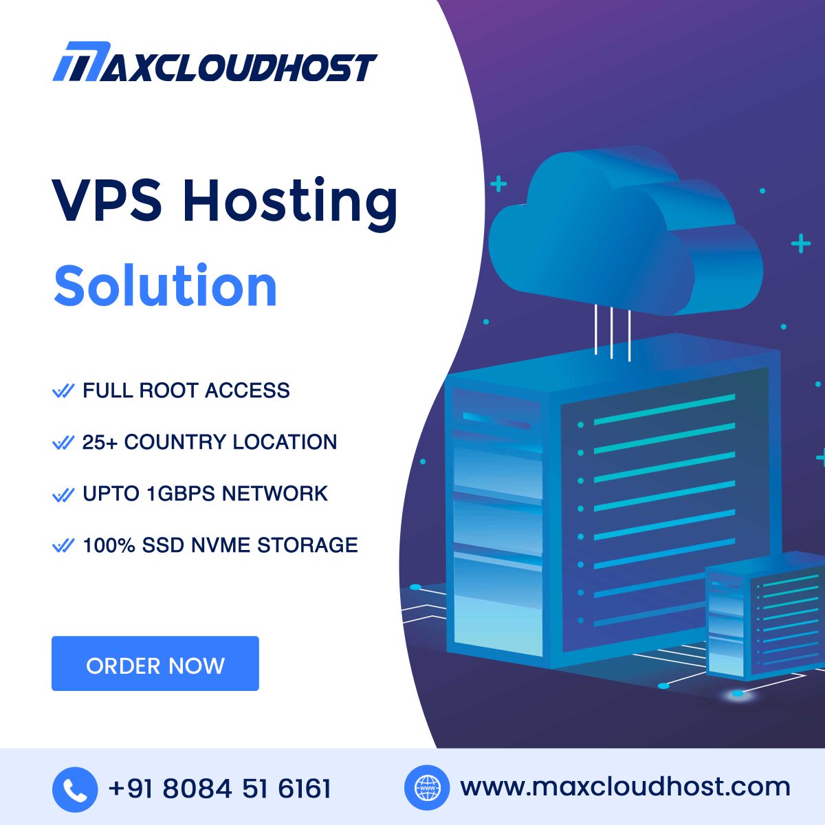 maxcloudhost's tweet photo. @INCIndia Elevate your online presence with the power of virtual private server hosting. Enjoy unparalleled performance, robust security, and flexibility for your websites, applications, or databases.

Visit our website: https://t.co/brKhuynWpi

Call / WhatsApp: +918084516161

#VPSHosting https://t.co/Q0KzcXFJ5V