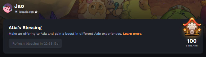 100th day! ⛩️✨

#AxieInfinity