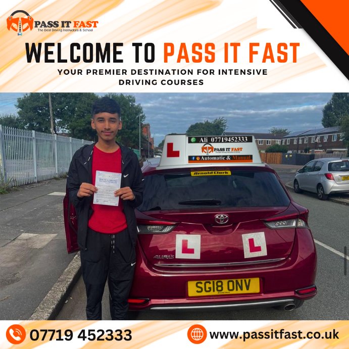 PASSITFAST's tweet photo. Your Premier Destination For Intensive Driving Courses.
▶Call and WhatsApp 📞 07719-452333
#IntensiveDriving #CrashCourseDriving #FastTrackDriving #QuickPassDriving #LearnToDriveFast #RapidDrivingCourse #DrivingSchool #PassInWeek #IntensiveLessons #AcceleratedDriving #passitfast https://t.co/beVyoZLQoo