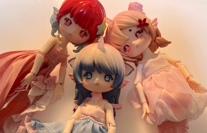 【ドール写真】人魚ちゃん達が届いた!かわいい! 