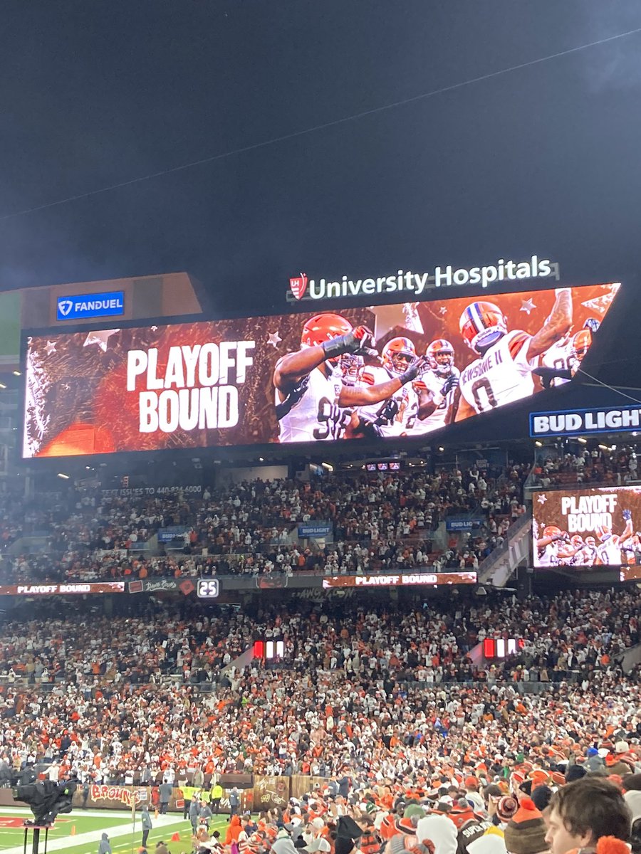 MikeRizzo22's tweet image. I brought it home fam. Love you Cleveland! #Browns #Playoffs