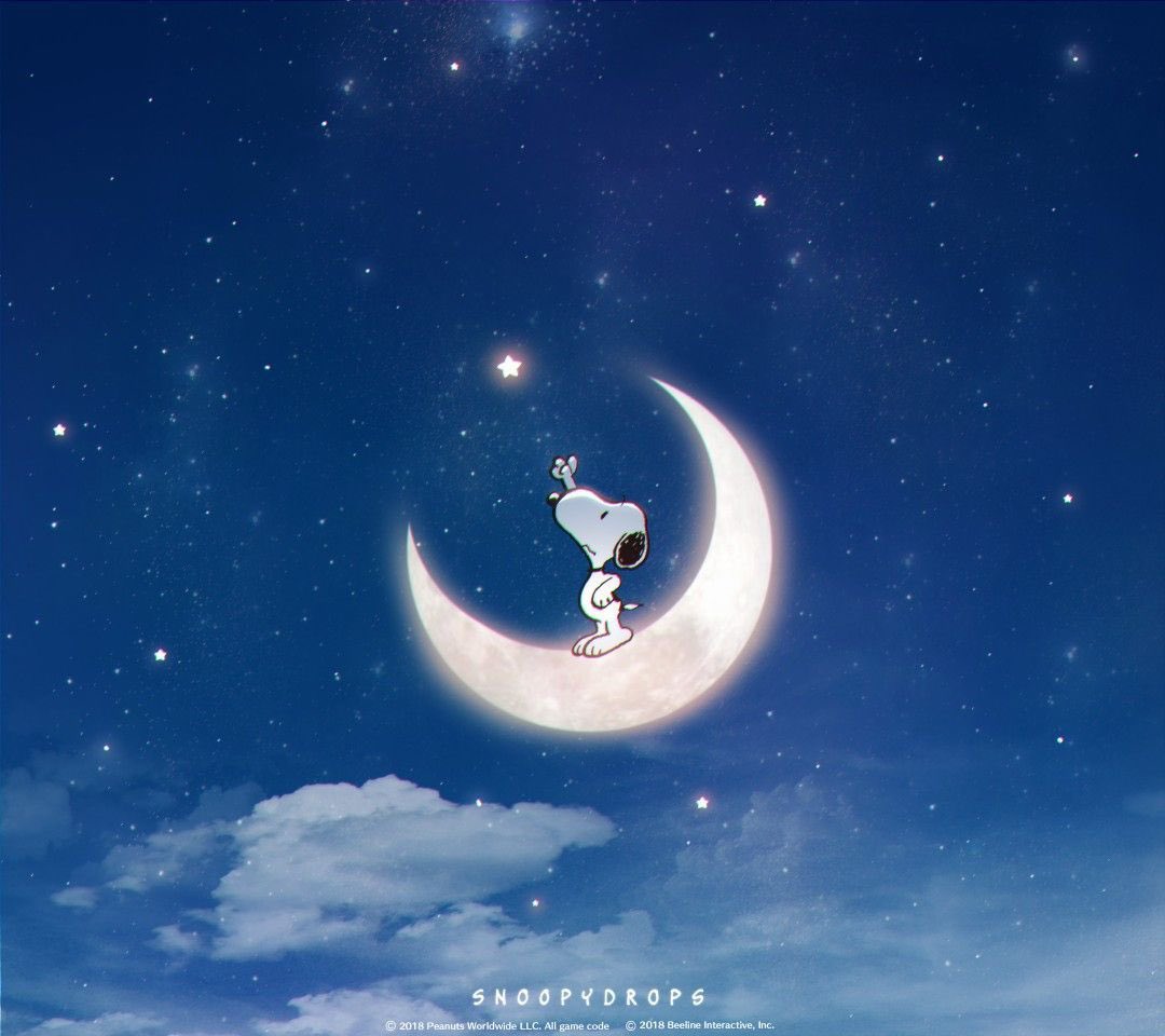 PeanutsNoCont's tweet photo. Snoopy of the Day 🌙🌟 https://t.co/s0MmhzKq5X