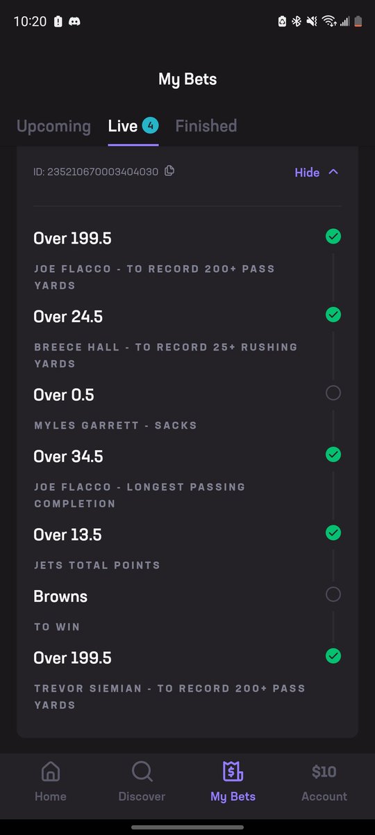 SomeDumbCat's tweet photo. @yodice4 @HardRockBet Hopefully they figure it out. Congrats on your win. https://t.co/cb3E35sckS