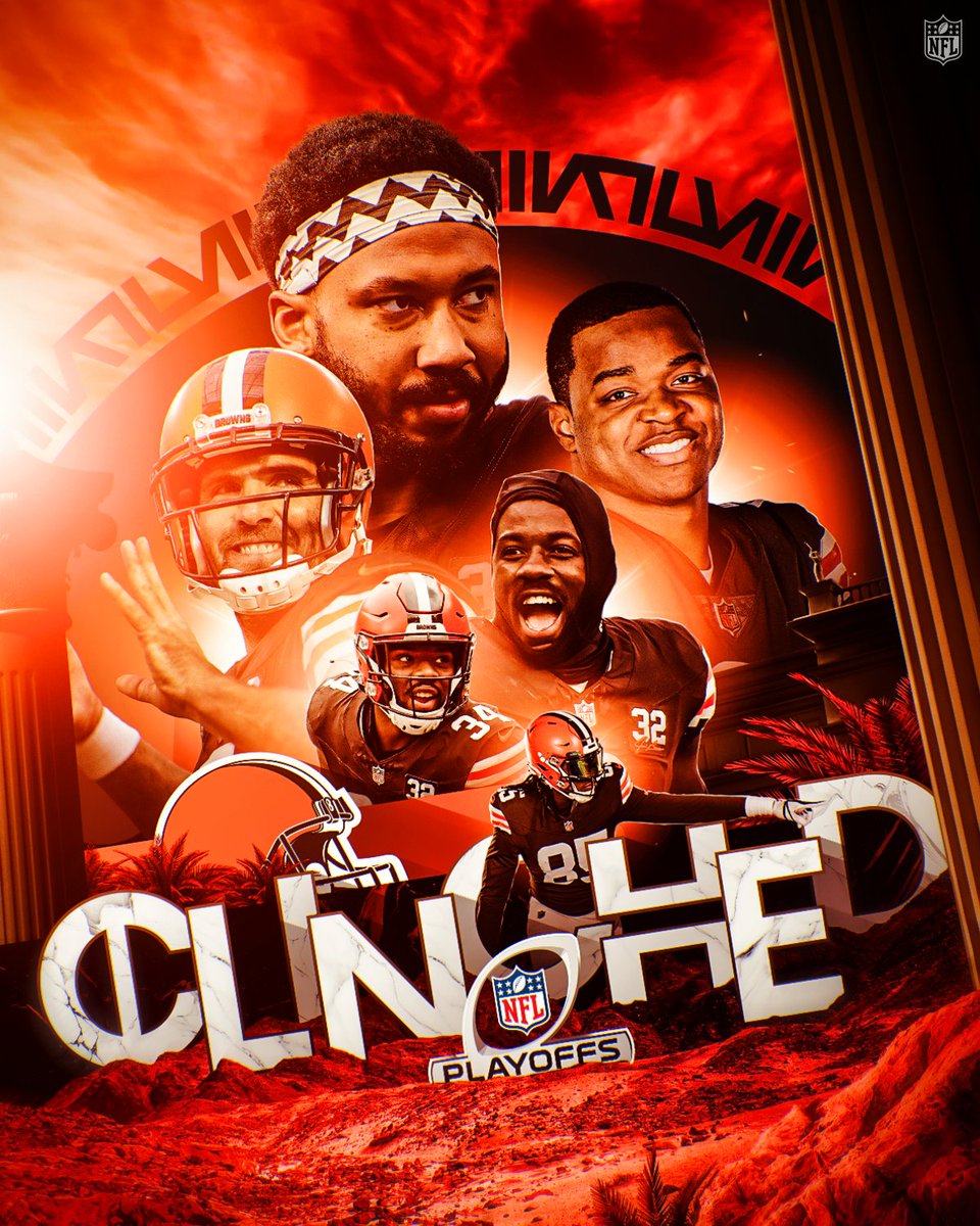 The <a href="/Browns/">Cleveland Browns</a> are going to the #NFLPlayoffs!

#CellyClinched | <a href="/budlight/">Bud Light</a>