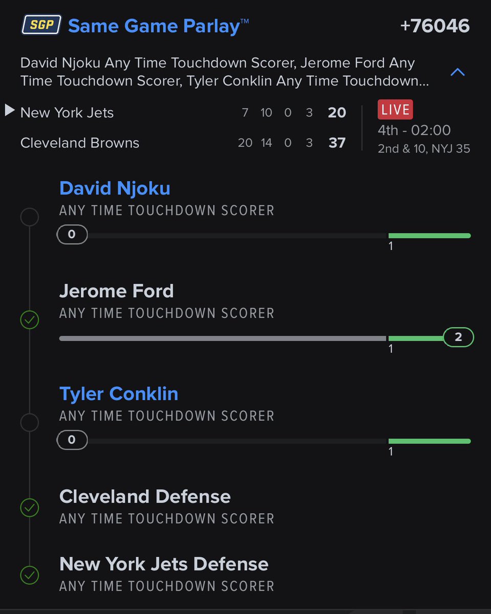 T_Georgie6's tweet photo. @FDSportsbook Phone died at the end of the 2nd quarter. 0 TDs in 2nd half. Someone owes me money https://t.co/pSeRHXVKHO