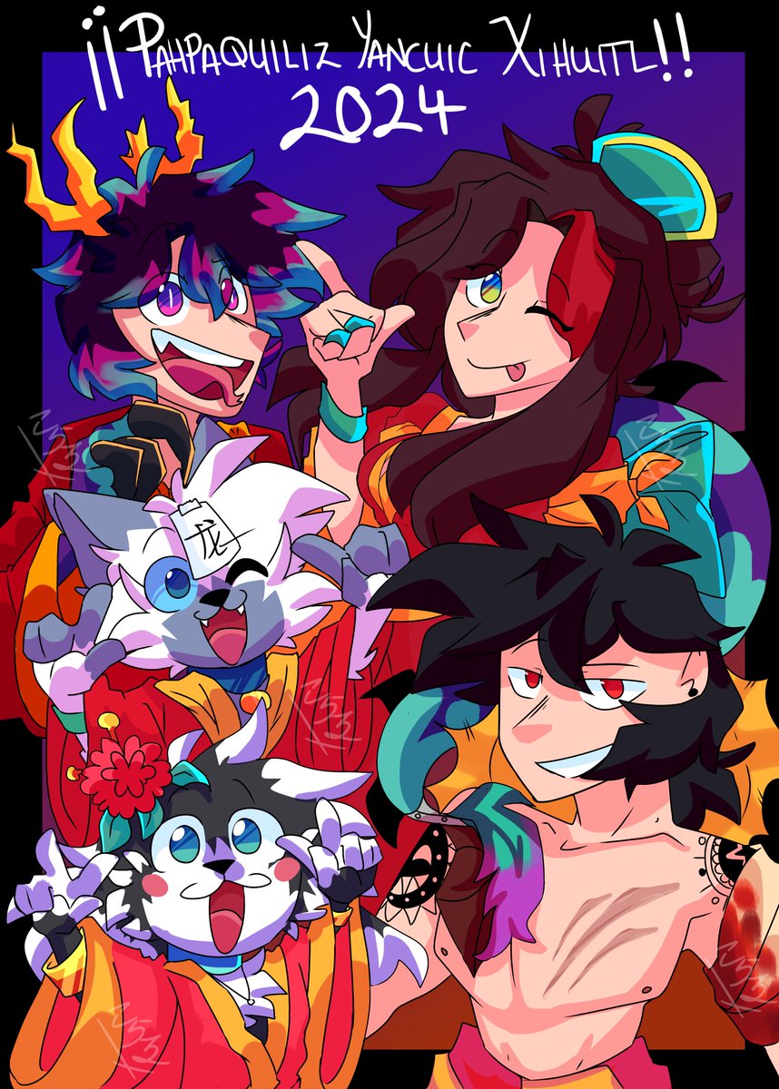 Kurogi_kun's tweet photo. 🐉✨HAPPY DRAGON YEAR🎉🎊
#DRAGONYEAR2024 #NewYear2024 #Panitas #digitalart #artdigital #EmiZ50 #RamCore #FranciscoGames #AlexyLobito #AzuhhKaii 
[🌟@FranciscrosG @RamCore123 @Emiz50_uwu @alexy_lobito @AzuhhKaii 🎊] https://t.co/q5tivaeSfT