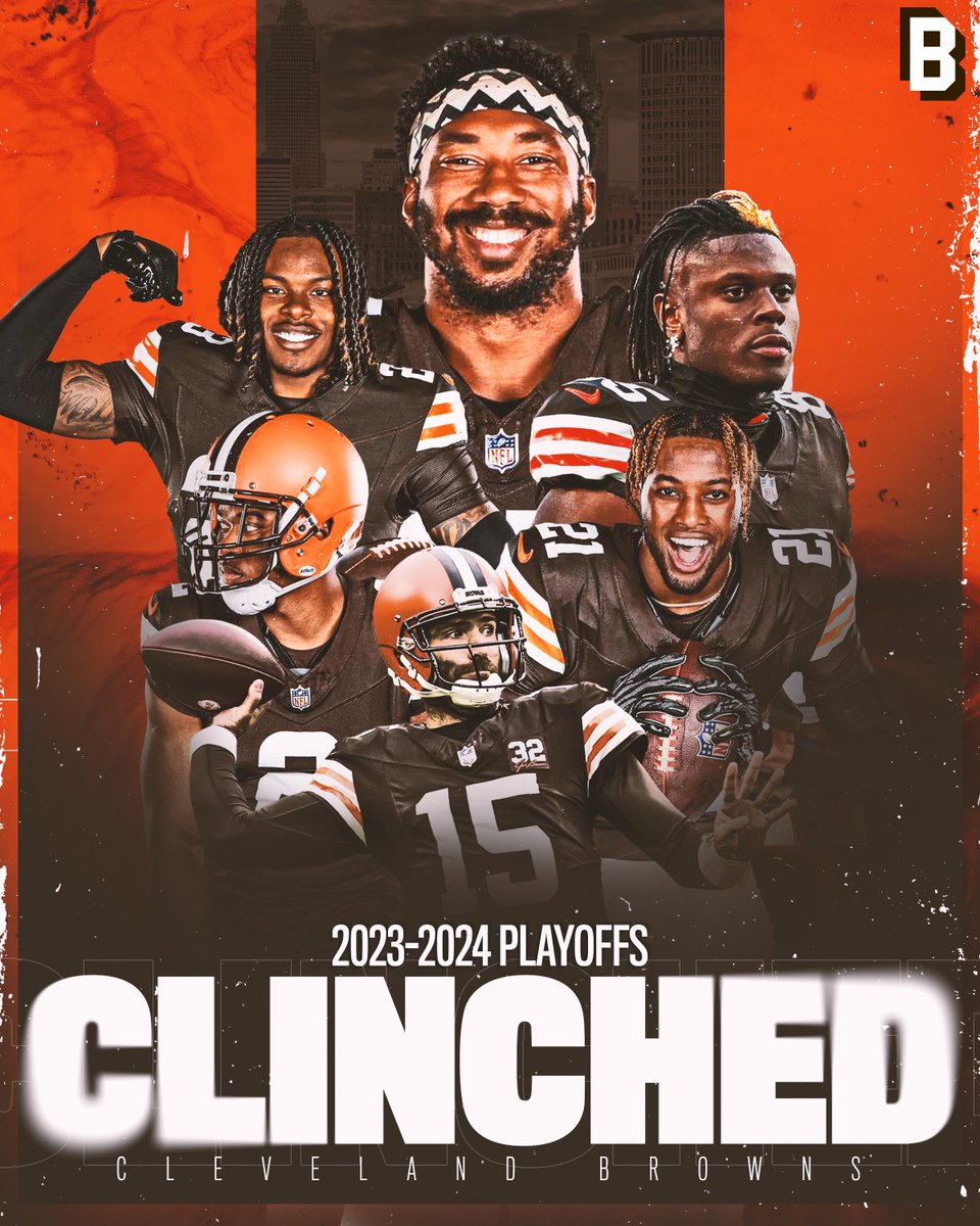 The Cleveland #Browns are heading to the 2023 NFL playoffs.