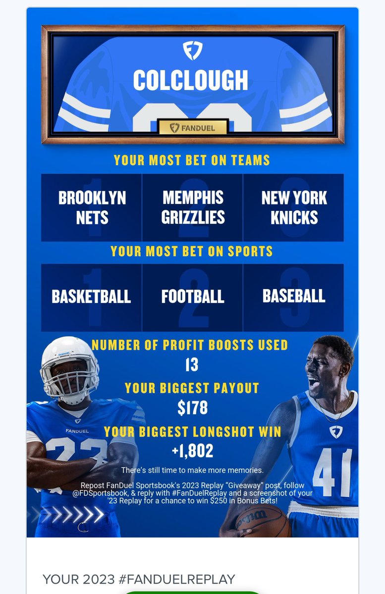 Rell_RespectDa5's tweet photo. @FDSportsbook #FanDuelReplay https://t.co/oRlq6evYlG