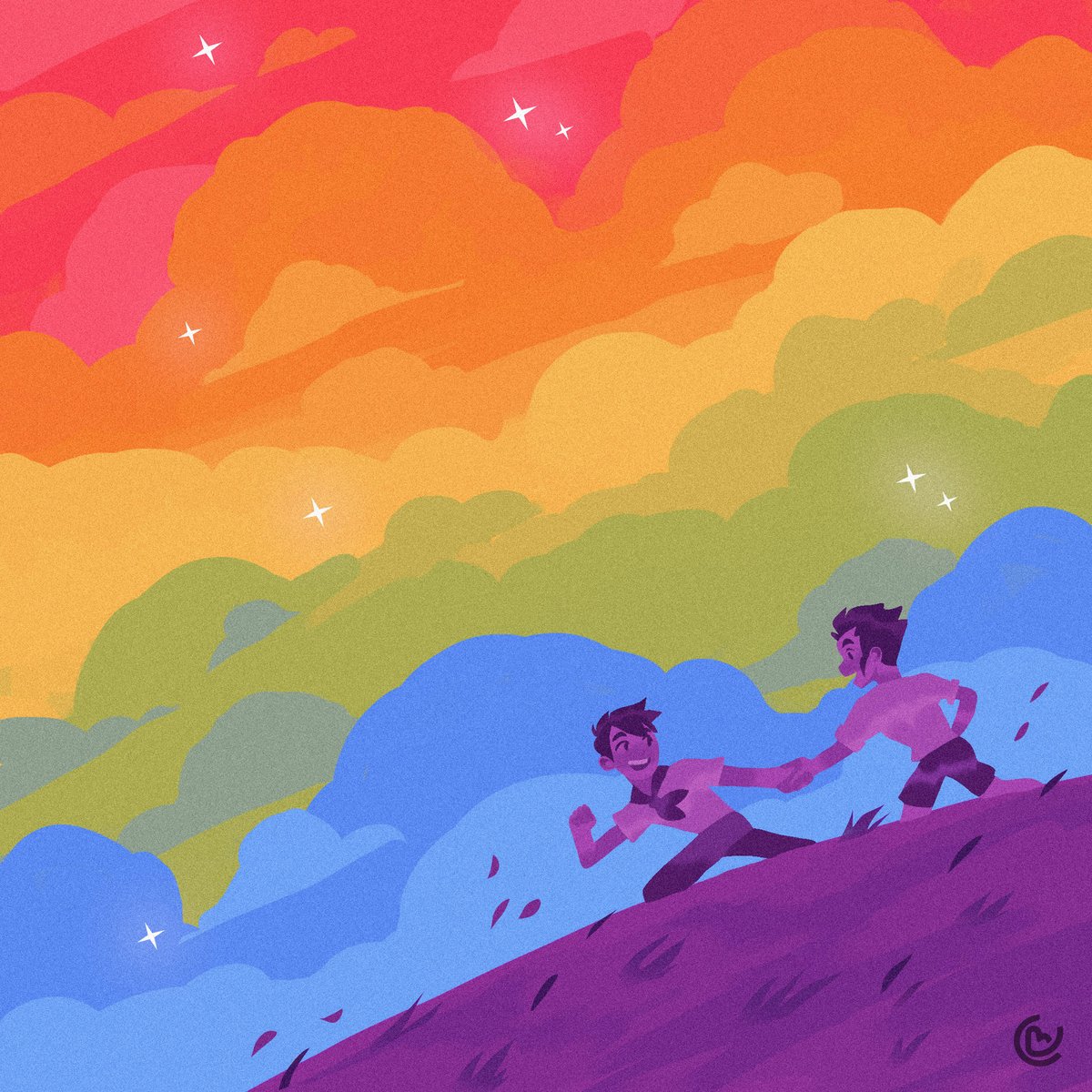 caldatelier's tweet photo. LGBT+ skies! https://t.co/7UeFIAnpe7