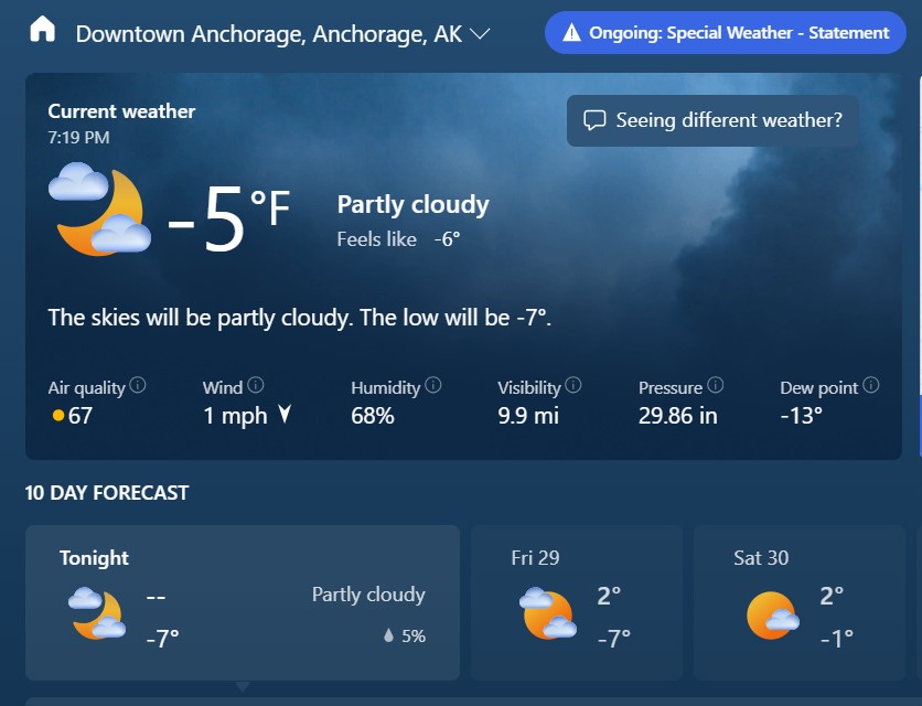 askboomer1949's tweet photo. Anchorage Alaska Weather
(MSN) #AnchorageWeather #AnchorageAlaska
Rp https://t.co/vR7Sij5S4W