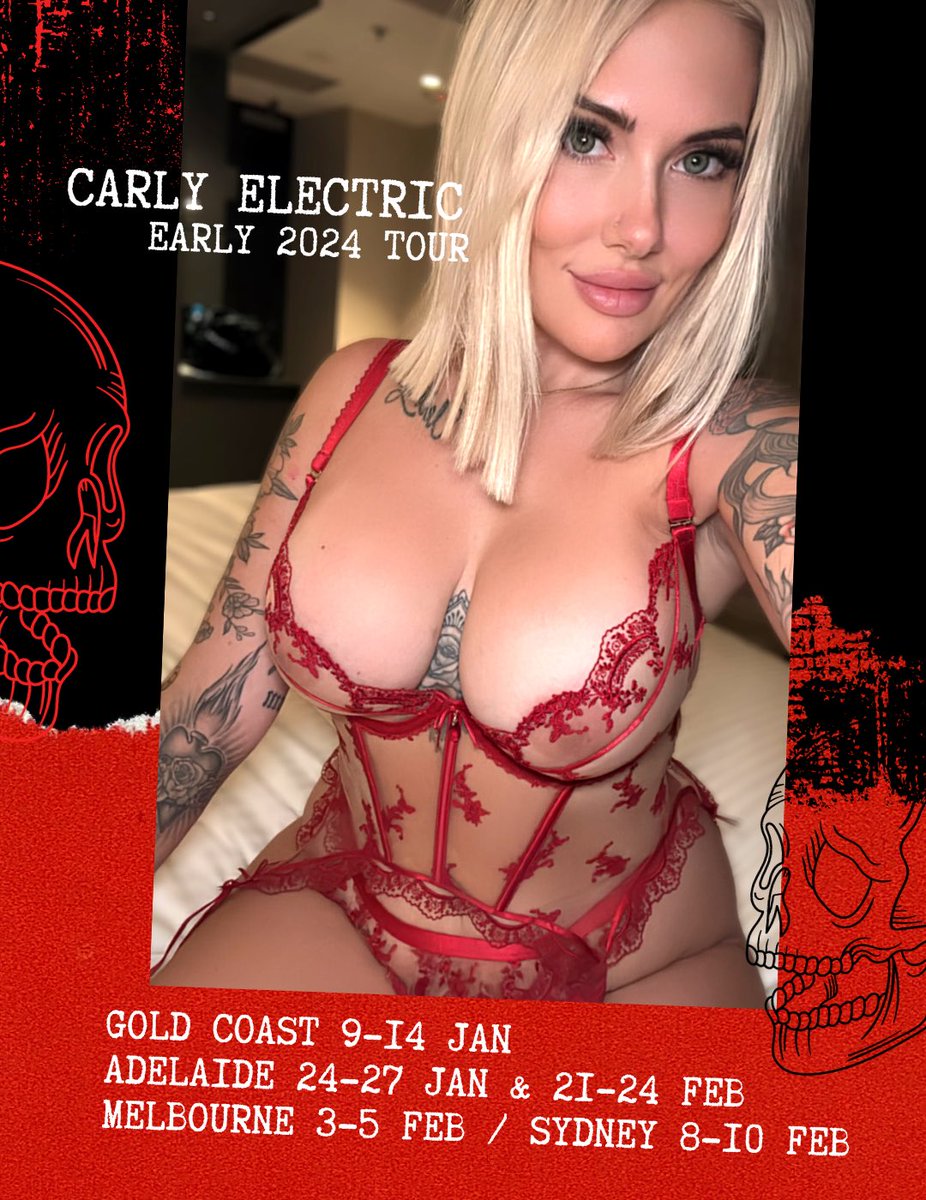 carly_electric's tweet photo. Whoops! Sorry Melb, I’m there 3-5 FEB…. Not Jan. https://t.co/0xYL87wla7