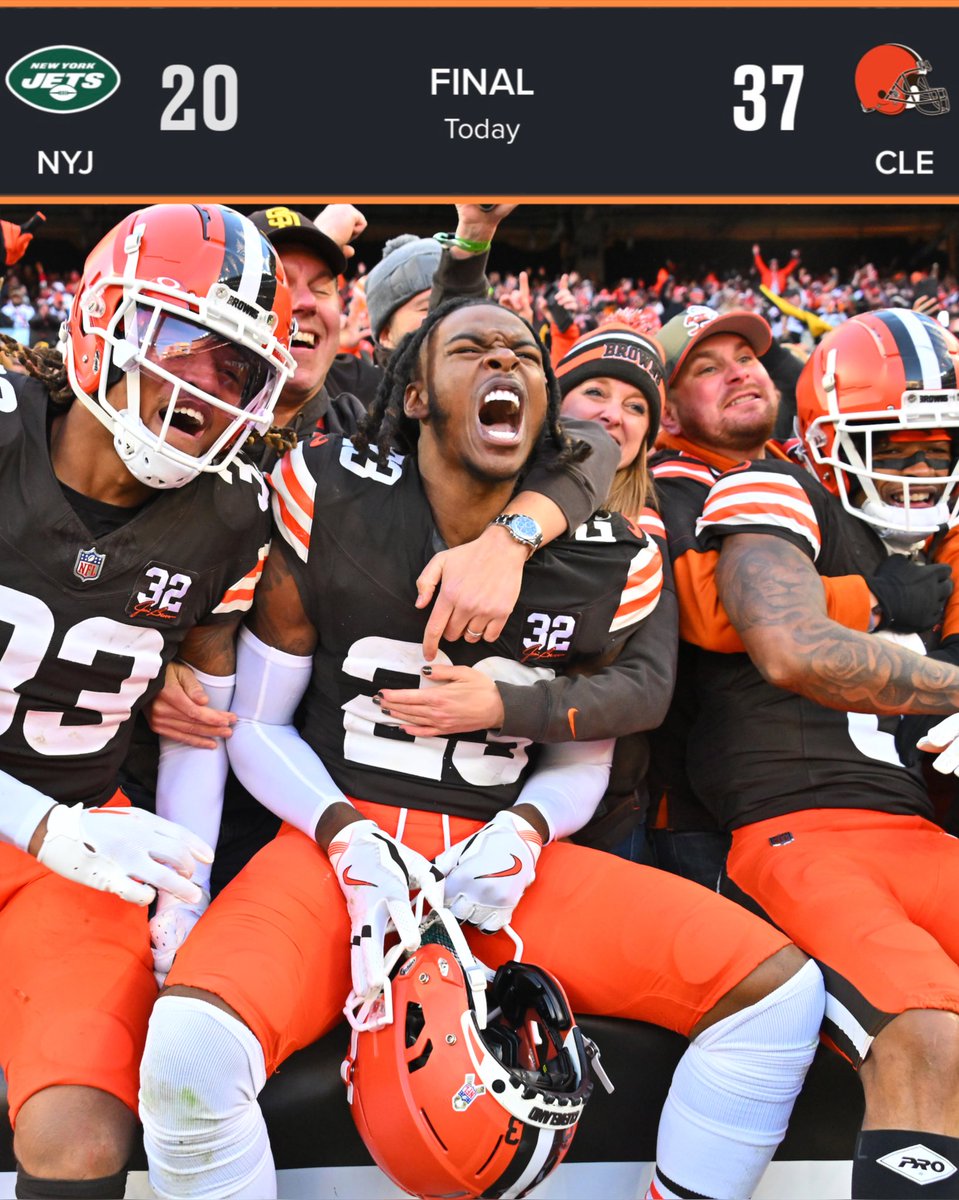 brgridiron's tweet photo. Cleveland Browns are onto the NFL Playoffs 🐶 

First playoff berth since 2020 https://t.co/x7yL7nmlDs