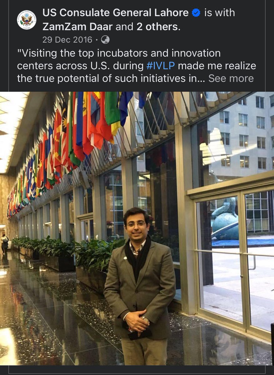 Throwback to the amazing @StateIVLP experience that gave us first hand knowledge and insight into the US entrepreneurial ecosystem. Doing my bit in the space since then here in PK.