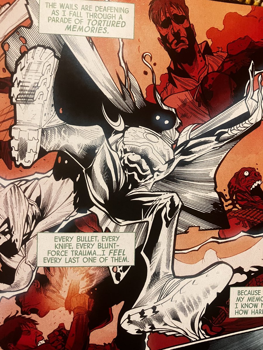 Evol7n's tweet image. これは最高のデビッド・ペポスと驚異的な芸術フェレイラ/ライステンによる楽しい読み物です #DavidPepose #死者の街 #ムーンナイト