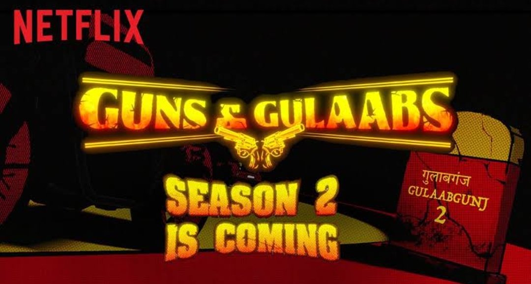#GunsAndGulaabs Season 2 is coming soon on @netflix ✅

#DulquerSalmaan #RajkummarRao #AdarshGourav #GulshanDevaiah #RajAndDK