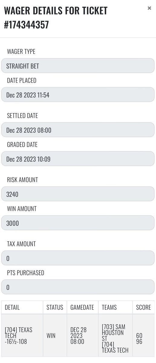 sharp_analysis's tweet image. WINNER WINNER

💰[3] Texas Tech -16.5

Cover from wire to wire. An easy win by any measure. Best of all, it was a FREE MAX #SharpPick 

#GetSharp