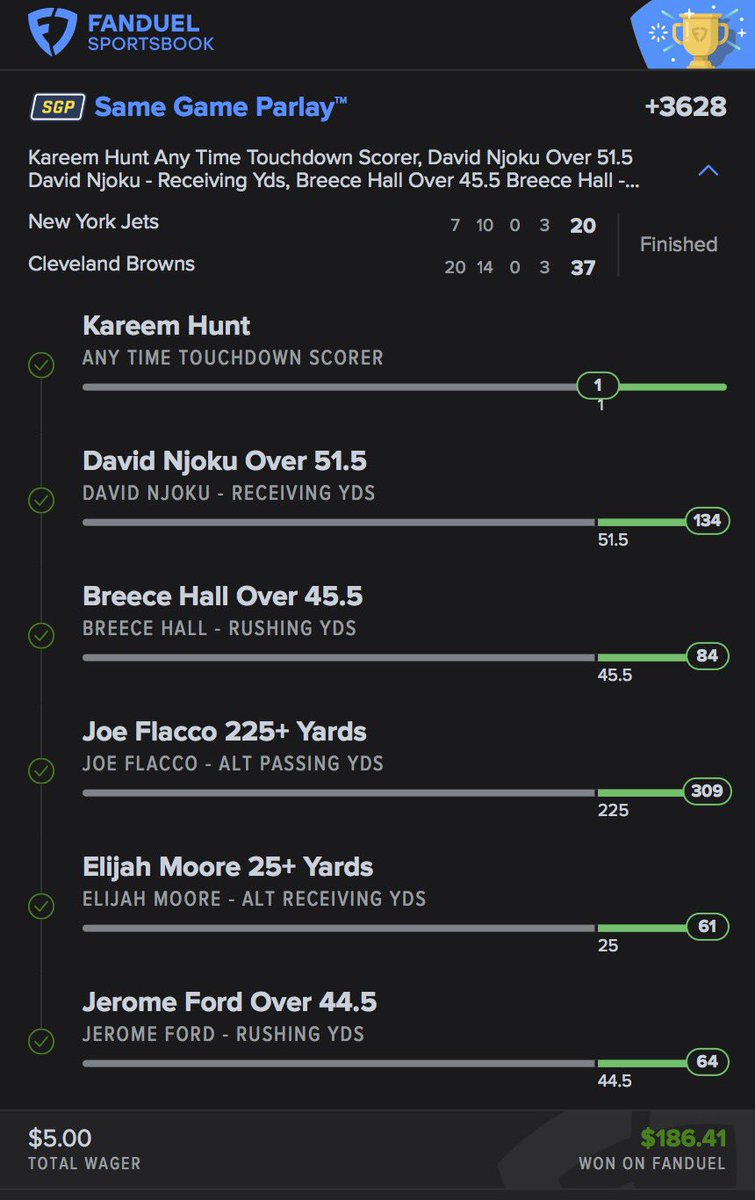 plzjustcallmeLJ's tweet photo. $35 -> $759 s/o the browns. #PlayoffTalk https://t.co/2CXvXZo9id