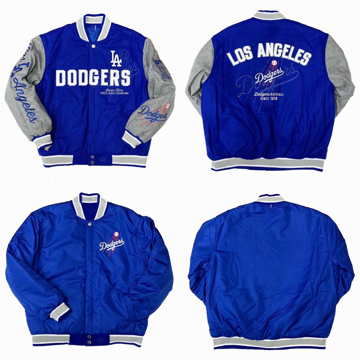 magicappleTOKYO's tweet image. 新入荷

【JH DESIGN】
REVERSIBLE JACKET

NYヤンキース、LAドジャーズ、CHIホワイトソックスの3チームのリバーシブルジャケットになります！
メルトンウールに中綿が入っており、防寒性も高く秋冬のアウターとして活躍してくれます！
一着で2通りの着方が楽しめますよ！

#mlb #prostandard