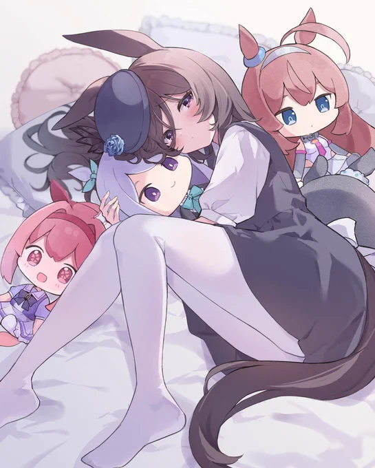 新刊の表紙です  明日は東 ル-07b 『モラモラ』で お待ちしております  今めちゃくちゃ緊張してます #C103 #ウマ娘