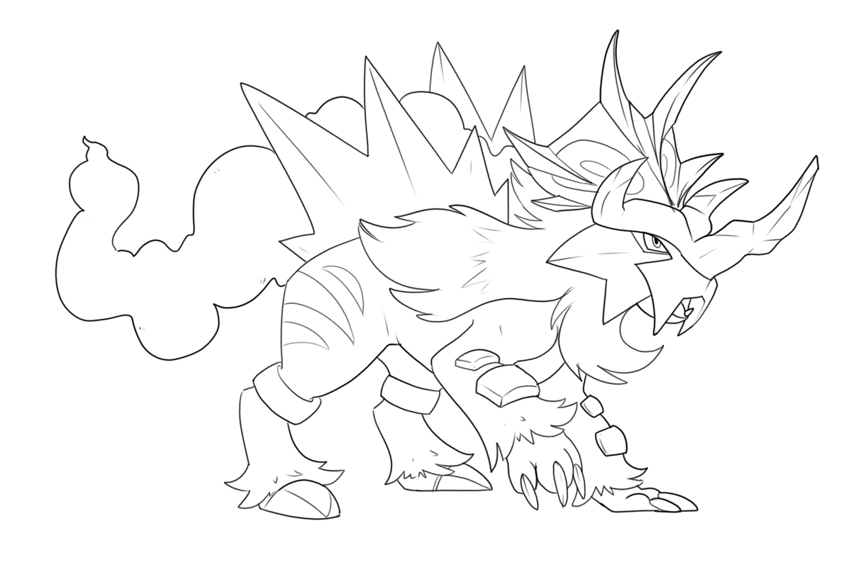 Fire Type Coloring Page [2025]