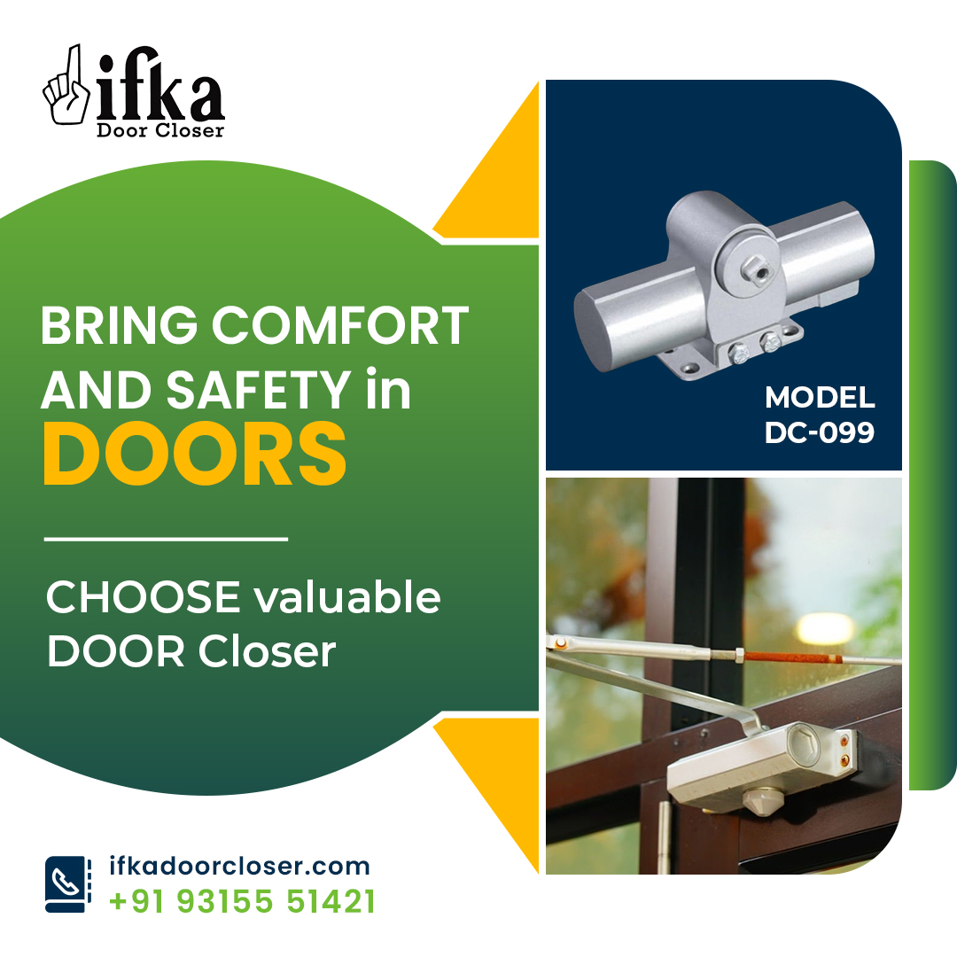 ifkadoorcloser's tweet image. Upgrade your doors with Ifka Door Closer – the perfect blend of comfort and safety! Say hello to convenience and peace of mind every time you step through. 

Explore further at: bit.ly/IFKADoorClosers

Contact us at: +91 93155 51421

#DoorCloser #SafetyFirst #IFKA