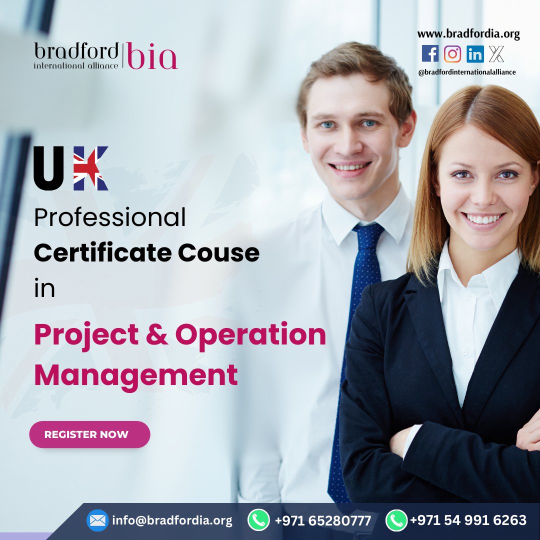bradfordiaorg's tweet photo. Our program covers everything, from planning and doing the work to handling risks and making sure things are top-notch. You'll get the whole picture of how projects work.
🌐 https://t.co/btYBUp9a5D
💬 +971 549916263
#ProjectManagement #OperationsTraining #CertificationSuccess https://t.co/qDUWusrrN4