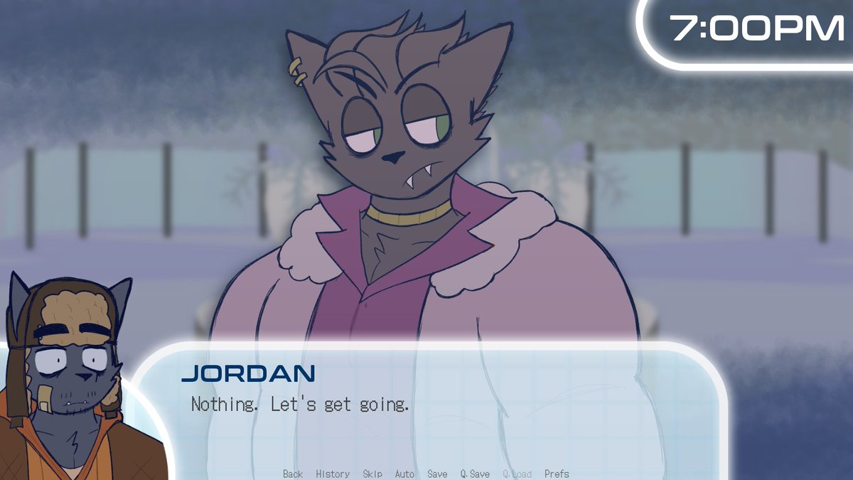 B0redBradley's tweet photo. Progress on #wintervnjam I Got the map + the sprites working and am currently at 4k words on writing with the devs!!! ❄️🎁 #renpy https://t.co/Sjf0xwd0J5