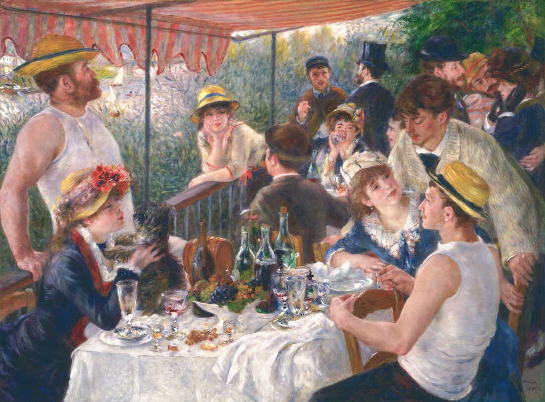 VIDE0VAMP's tweet photo. If you see this tweet you have to mention one of your favorite paintings.

this was SO HARD but prolly Luncheon of the Boating Party by Renoir
as a general art history nerd the entire impressionism movement is my favorite thing ever. https://t.co/E5rHlDJtHH