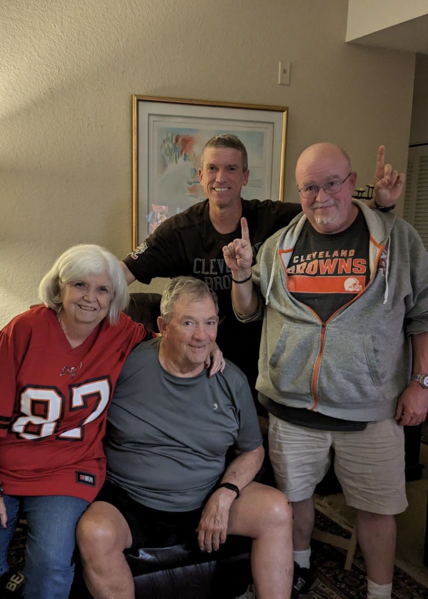 Kirk Walsh (@xccoachwalsh) on Twitter photo 40 years as an all-in <a href="/Browns/">Cleveland Browns</a> fan. From the roaring 80s through our 1-33 stretch decades later. Never missed a game, sick, I know
But man, this season. Absolute joy ride! And tonight I got to watch them clinch together with Mom, Dad, and Bro. Thanks for this 🙏 40 years as an all-in <a href="/Browns/">Cleveland Browns</a> fan. From the roaring 80s through our 1-33 stretch decades later. Never missed a game, sick, I know
But man, this season. Absolute joy ride! And tonight I got to watch them clinch together with Mom, Dad, and Bro. Thanks for this 🙏