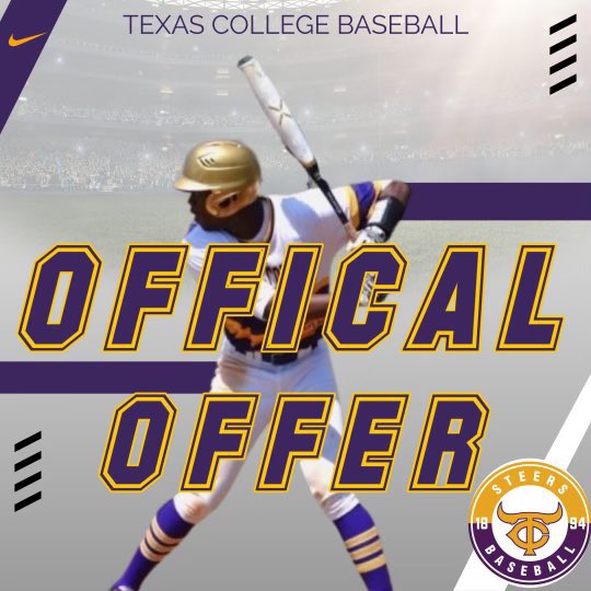 First Official Baseball offer!
#AGTG