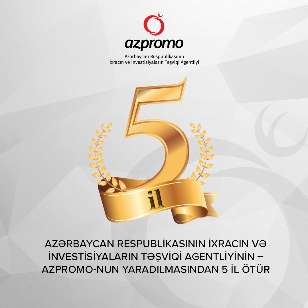 MinEconomyAZ's tweet photo. Bu gün #AZPROMO-nun yaradılmasından 5 il ötür.
Ətraflı – https://t.co/vR8MuhjbWS
#AZPROMO5il #Yubiley #AZPROMO2023 https://t.co/nRtxDp39xx