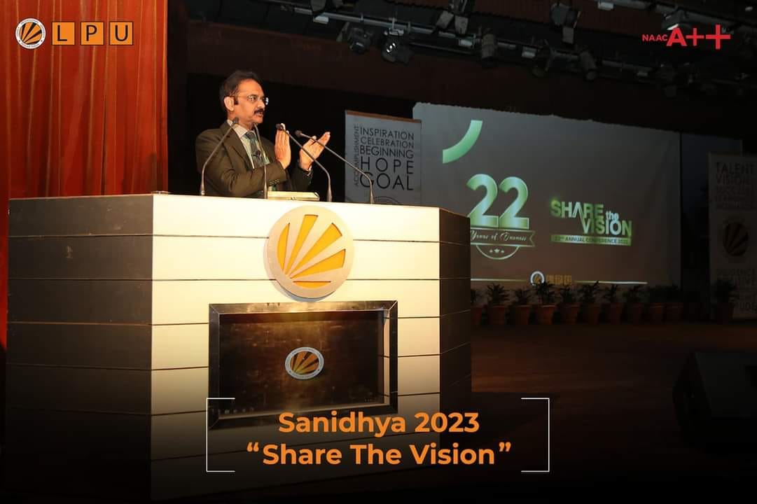 These exclusive glimpses from #Sanidhya 2023 'Share The Vision' Conference graced by LPU's Hon'ble Dignitaries will invigorate our spirits of being a part of the wonderful #LPUFamily!

#LPUForYou #LPUDiaries #LPUReview #LifeAtLPU #HappyVertos #EventsAtLPU #ProudVertos