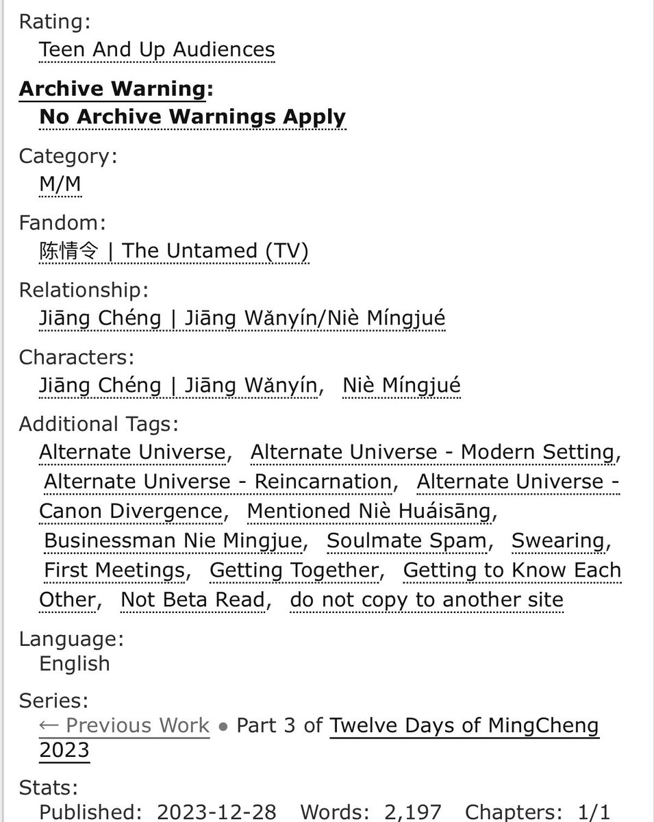 PyrriaWrites's tweet photo. NMJ just wants less spam. Instead, he gets a mysterious visitor. Day 3 of #TwelveDaysofMingCheng https://t.co/HA78CeUhRW https://t.co/eW28iH57M0