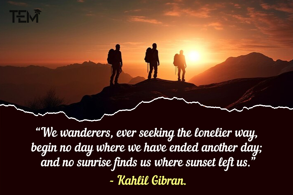 TheEducationMag's tweet photo. “We wanderers, ever seeking the lonelier way, begin no day where we have ended another day; and no sunrise finds us where sunset left us.” – Kahlil Gibran.

Read More: https://t.co/nt4kfWMVQ9

#sunrise #sunrisequotes #sky #sunquotes #motivation #newhopes https://t.co/M2hcP0sR2d