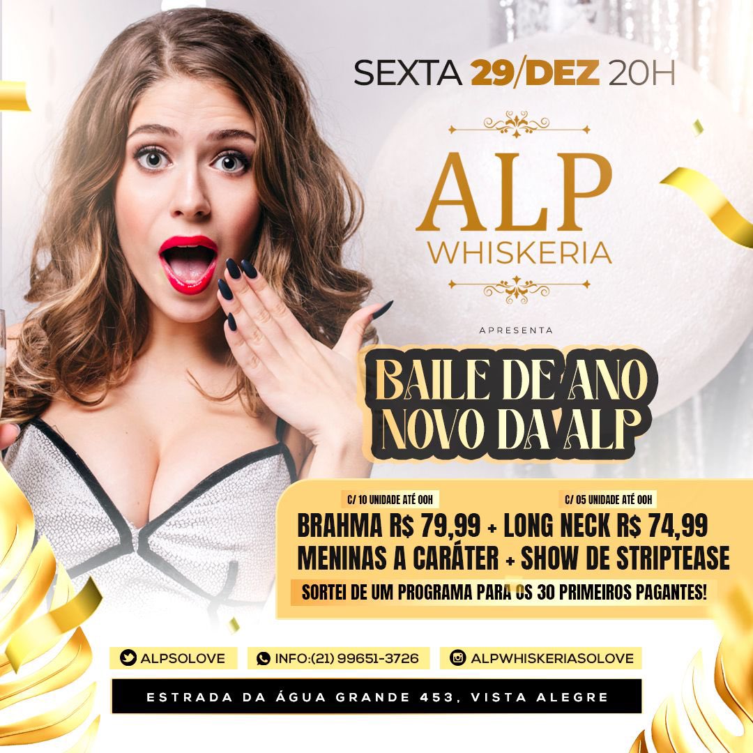 ALPSOLOVE's tweet photo. Amanha é dia de BAILE DE RÉVEILLON na ALP WHISKERIA SÓ LOVE.

Mesa de sinuca 🎱 
Camarotes exclusivos 
Promoção de bebidas 
Apresentação de dançarinas

Dj LC DA JURANDIR

ALP WHISKERIA SÓ LOVE a melhor boate da zona norte.

🎇🎆.                😈❤️‍🔥🔥 https://t.co/yIWayeHWDV