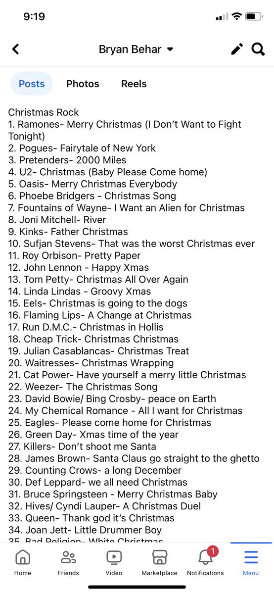 My 12 Days of Music Lists marches on to day 2: Best Christmas Rock. Who better than a Reform Jew to lecture you on Xmas music. These aren’t standards or cloying mall pop. It’s rock. About Christmas.