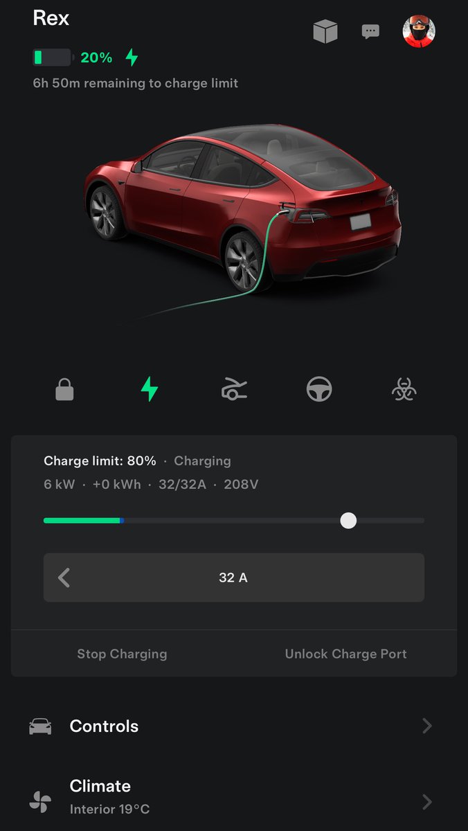 Tommyf902's tweet photo. Crazy how convenient it is to charge ๐ up my Tesla at home ๐ก with our new Baby ๐ผ I havenโt been driving as much lately. Been only needing to charge our Y LR once every 5 days.
You made this too easy @Tesla
#Tesla
#ModelY
#ModelYLR
#EV
#Canada https://t.co/xSQ8v8NXqq