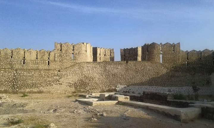 Shergarah Fortress of Ranikot Fort, a great wall of Sindh, Pakistan.