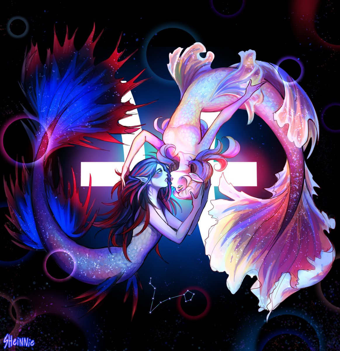 First time drawing my zodiac and I'm proud of it