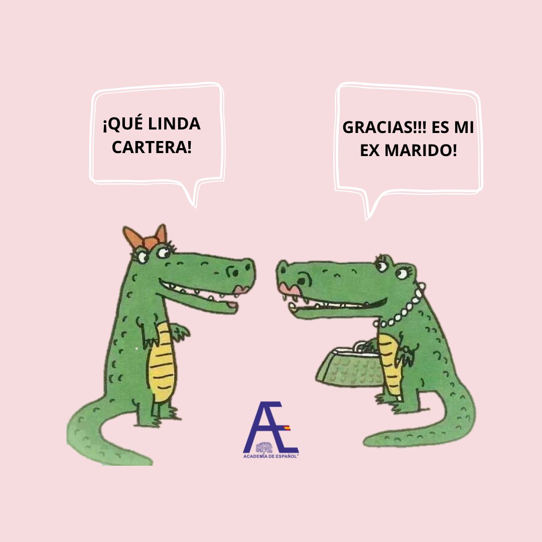 AcademiaEspanol's tweet photo. Happy weekend!🙊🙊😂😂

#aemumbai #spanishlessons 
#spanishlessonsonline #learnspanish #spanishclasses #onlineclasses #reelitfeelit #reels #spanish #spanishlanguage #vocabulary #spanishreels #spanishmistakes #spanishgrammar #spanishvocabulary #spanishwords #spanishlessons https://t.co/BMH1lqbIcW