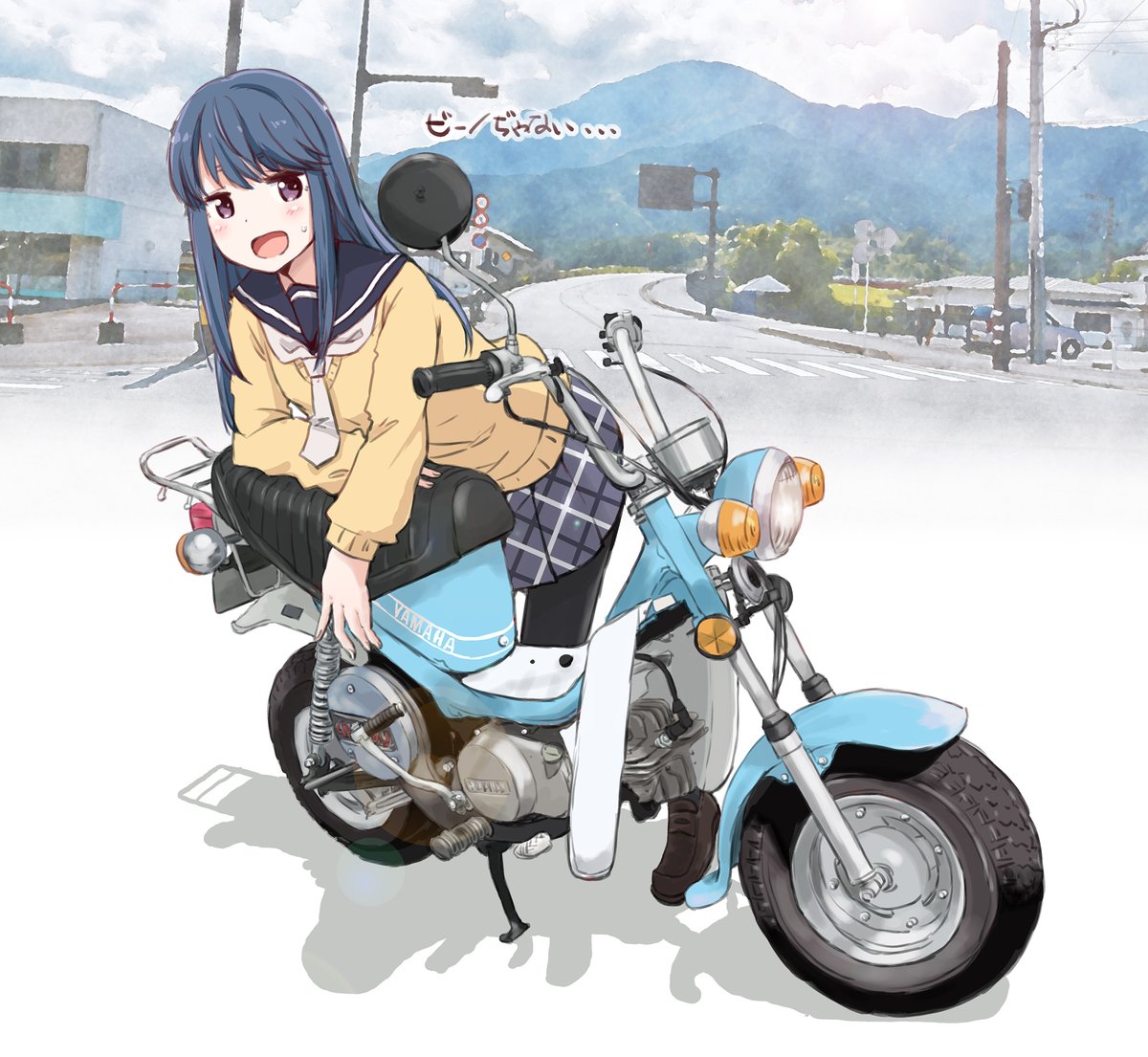 天王寺璃奈 「来年は思いっきり環境が変わるかもしれないのでいつも通り描けたらいいなぁ。といった」|まるよのイラスト