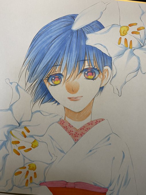 「百合の花 ショートヘア」のTwitter画像/イラスト(新着)