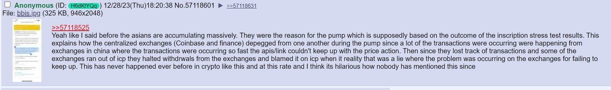 anon spreads rumors about $ICP