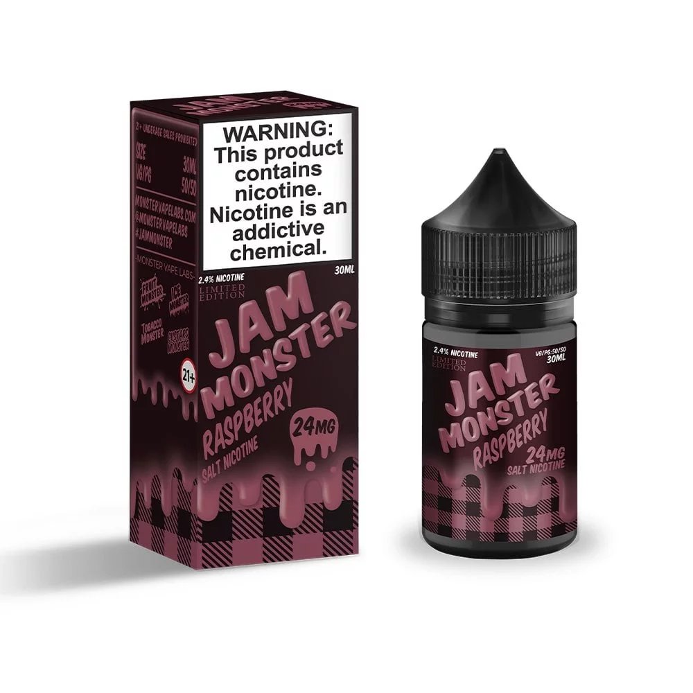 🍓 Elevate your vaping experience with Jam Monster's Raspberry Nicotine Salt! 

🛒 Get yours now at JamMonsterOfficialWebsite.com: jammonsterofficialwebsite.com/product/raspbe…

✨ #JamMonster #NicotineSalt #RaspberryVape #VapeWithFlavor #RefillableVape #EliquidEssentials #VapeCommunity #VapeSensation