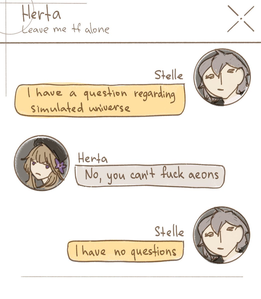 ah10ve's tweet photo. stelle being horny for aeons 😭 https://t.co/LCsSZxX3vt