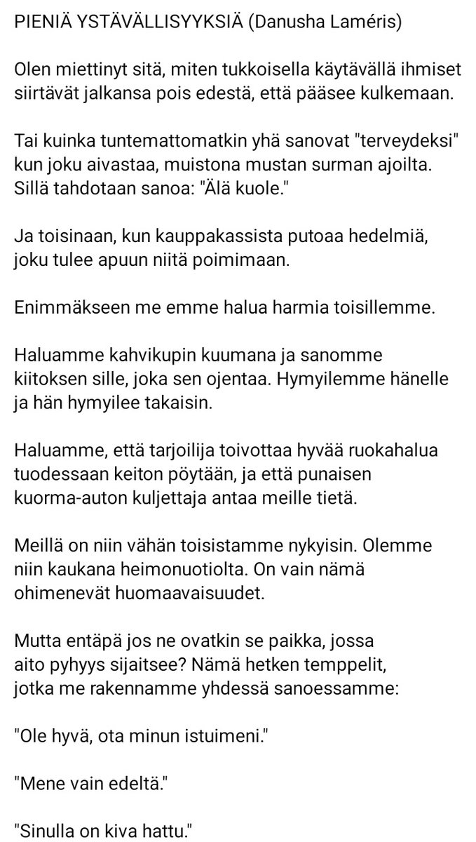 BjorkbackaHannu's tweet photo. Enimmäkseen me emme halua harmia toisillemme — Onnellista uutta vuotta 2024
#SmallKindnesses https://t.co/8ip2R8zwTx