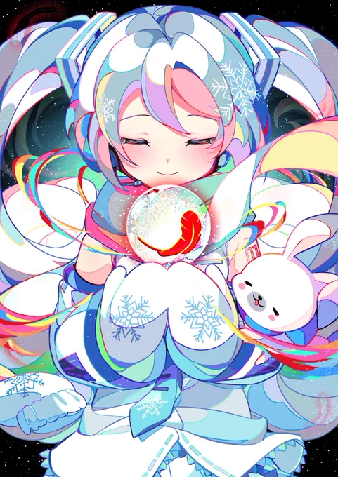 #今年も残りわずかなのでお気に入りの4枚を貼る  ピアプロ公式コラボで採用された4枚!!!!