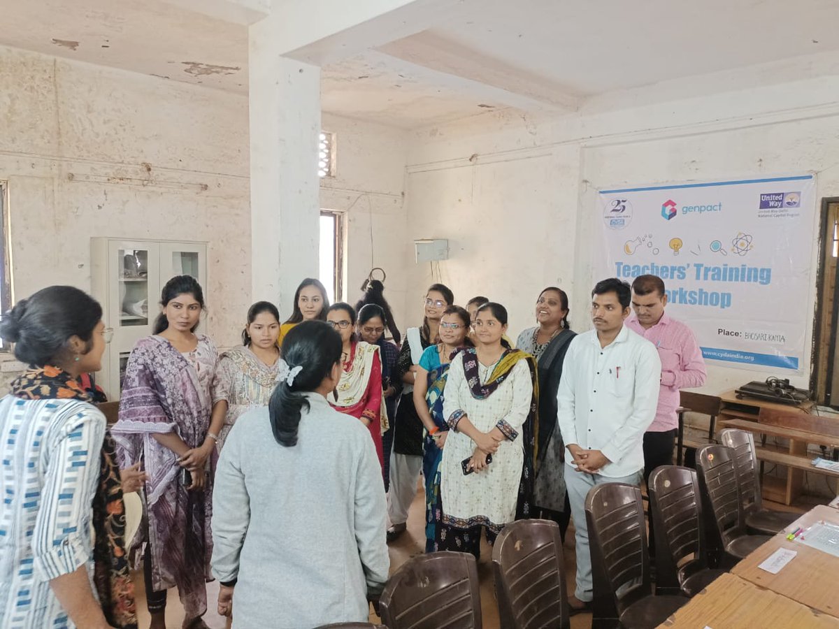 cydaindia25's tweet image. Teachers Training Workshop!

Exploring Math through Math Charcha, Math Mela, and Math Exploration, they mastered the art of implementing the 5E model: Engage, Explore, Explain, Extend, and Essence in their classrooms.

#UWD
#cyda
#STEMWorkshops
#MathMagic
#teachertraining