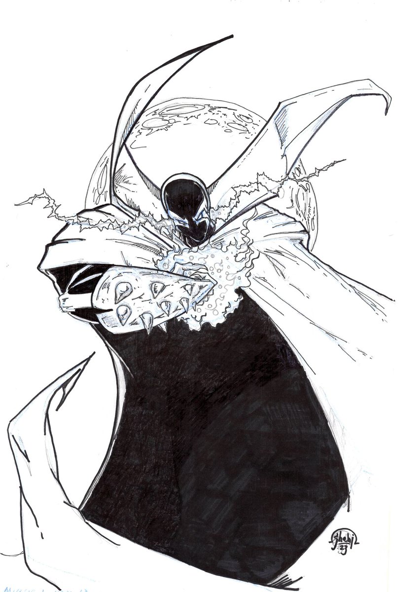 TRIBESTUDIOS's tweet image. Check out this @ SpawnComic inspiration by our artist Scott Shehi, thought it was too cool not to share! #Spawn #Comics #indie